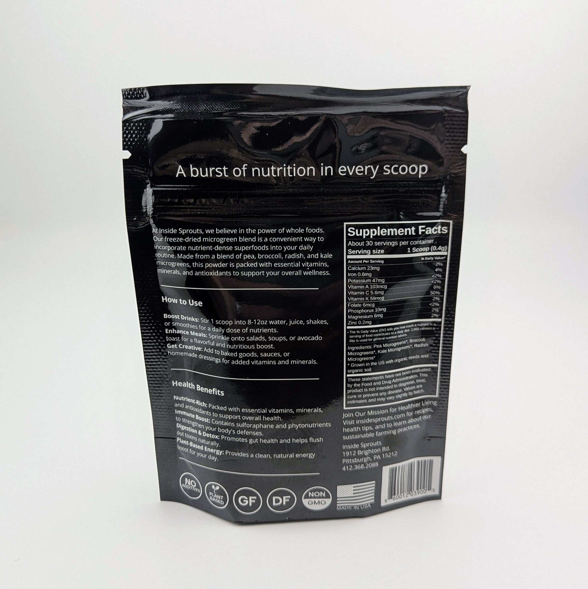 Microgreens Powder Blend